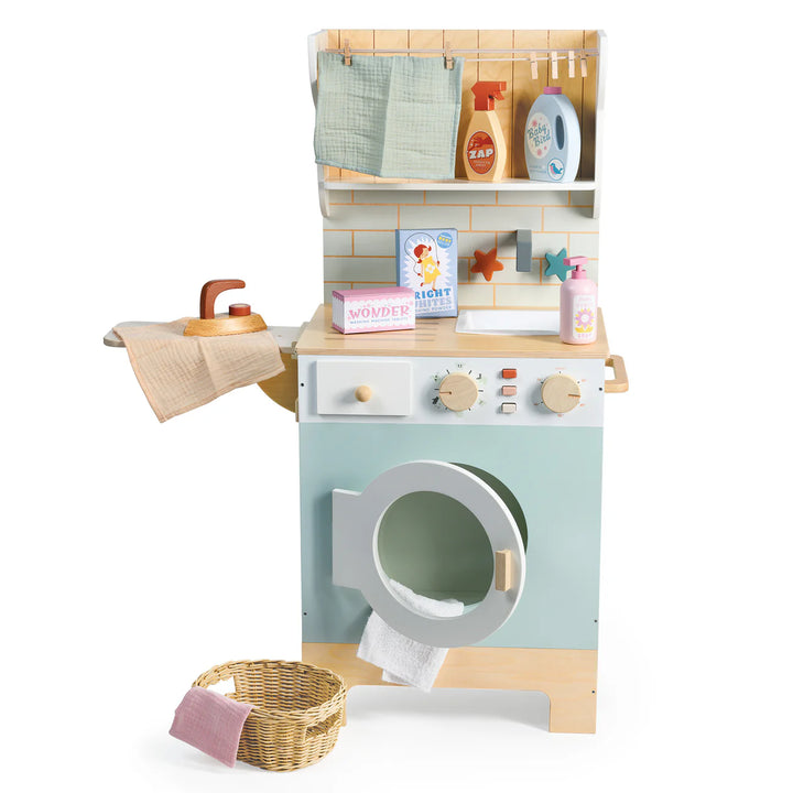 Wooden Laundrette Set