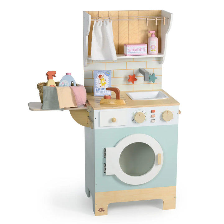 Wooden Laundrette Set