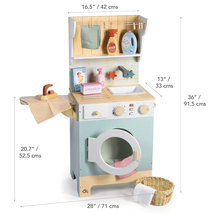 Wooden Laundrette Set