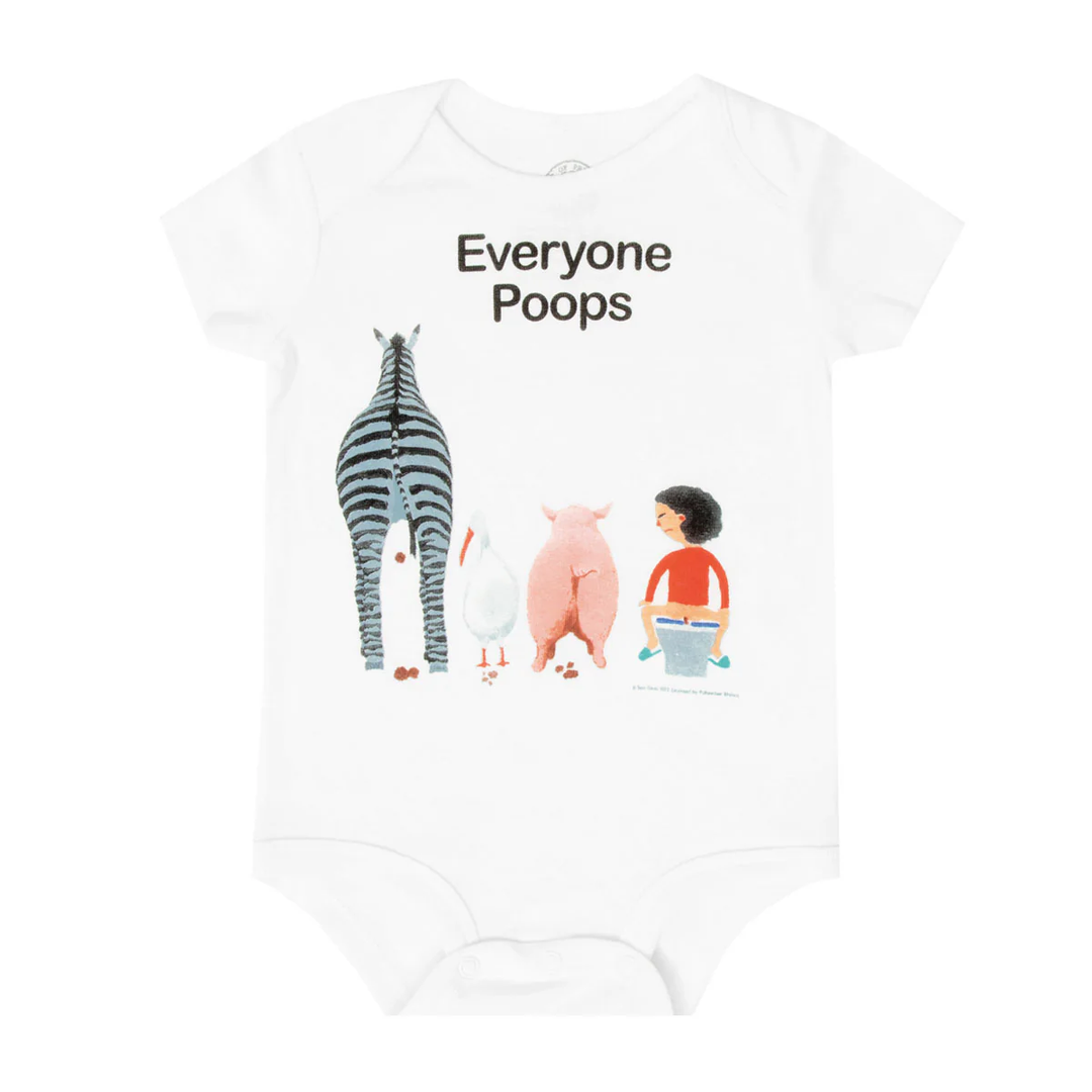 Everyone Poops Baby T-Shirt Bodysuit