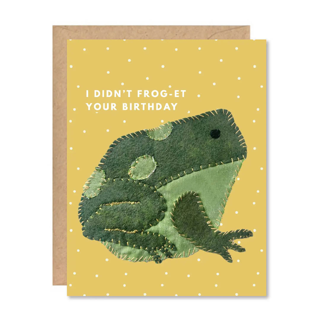 Greeting Card - Birthday Frog