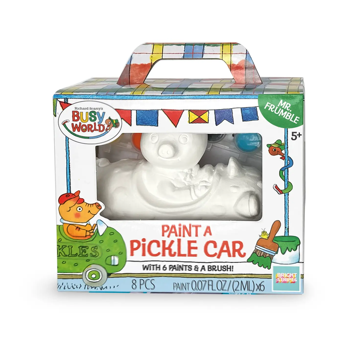 NEW Richard Scarry's Busy World® Paint A Racer: Mr. Frumble Pickle Car