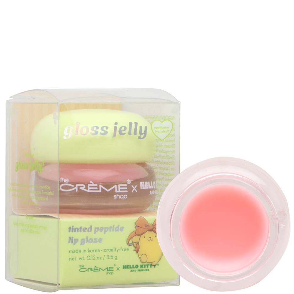 NEW Hello Kitty and Friends Gloss Jelly Tinted Peptide Lip Glaze Pink Crush