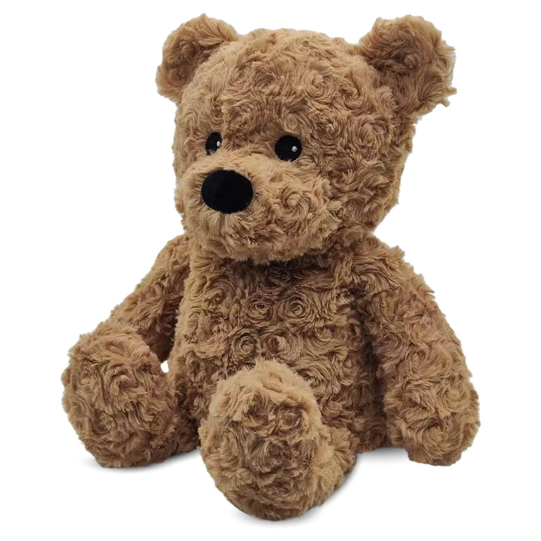 NEW Warmies: Brown Curly Bear