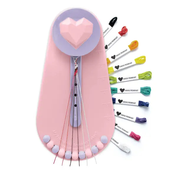 My Friendship Bracelet Maker, 20 Pre-Cut Threads- Pink