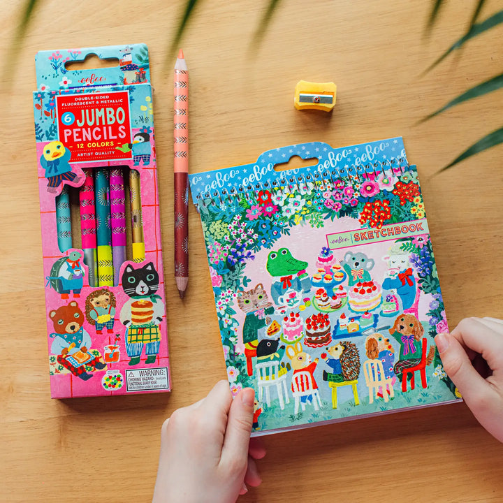 Sweet Celebration Square Sketchbook- By Artist Yumi Kitagishi