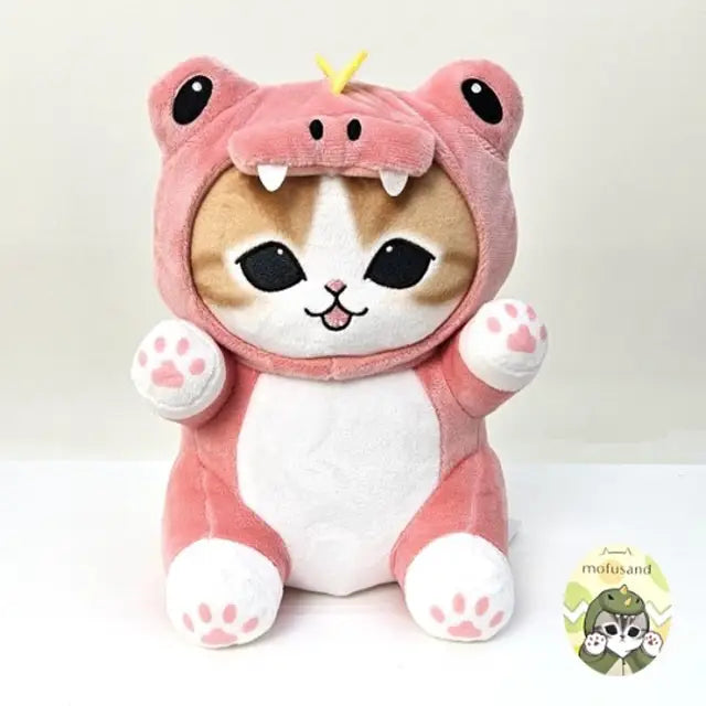 Limited Edition Mofusand Cat Monster Doll- Pink 9"