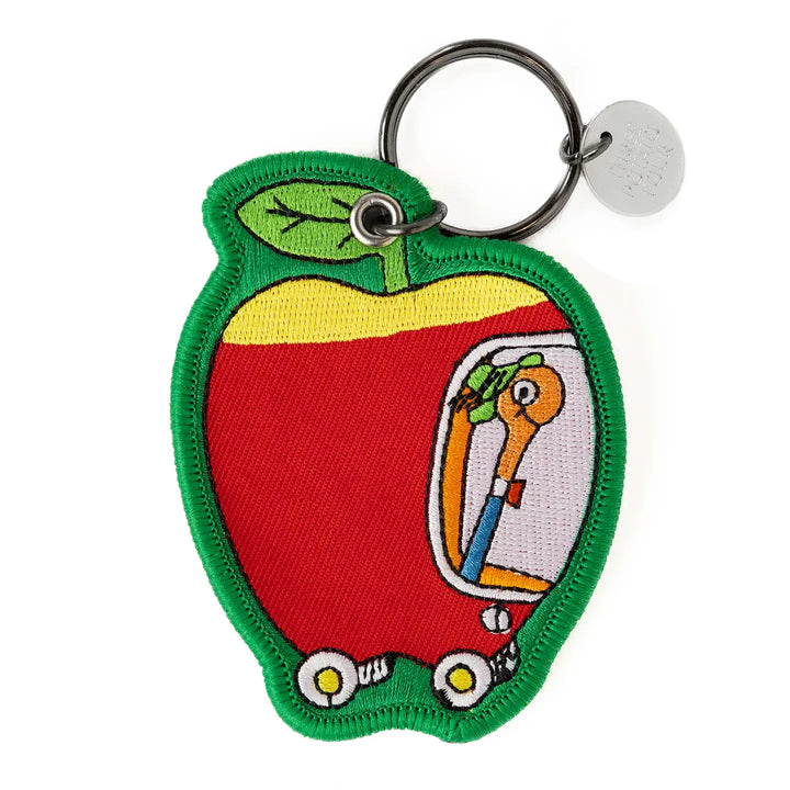 NEW Richard Scarry® - Apple Car Patch Keychain