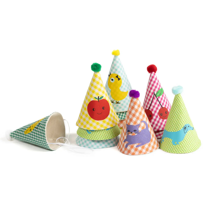 Handmade Gingham Party Birthday Hat - Available in 5 Styles!