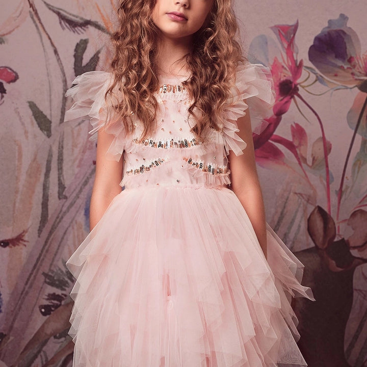 Flutter Sleeves Flower Fairy Dress