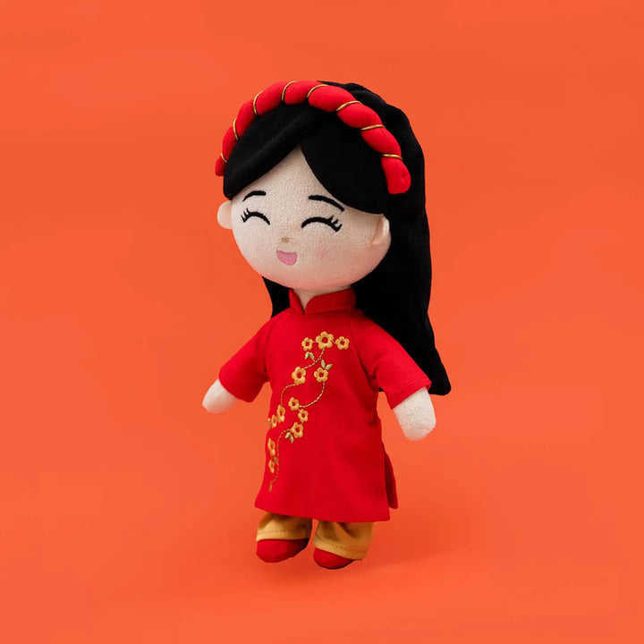 Vietnamese 'hoa' Cultural Mini Doll
