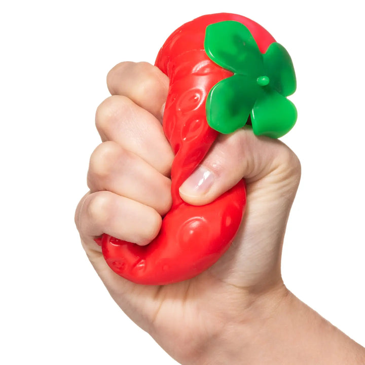 NEW Strawberry Shaped Sensory Squishy Toy