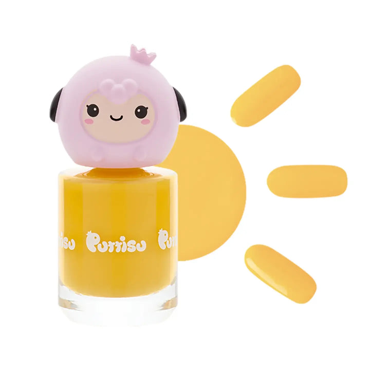 Scented All Natural Peel- Off Nail Polish Yellow - Custard Pudding