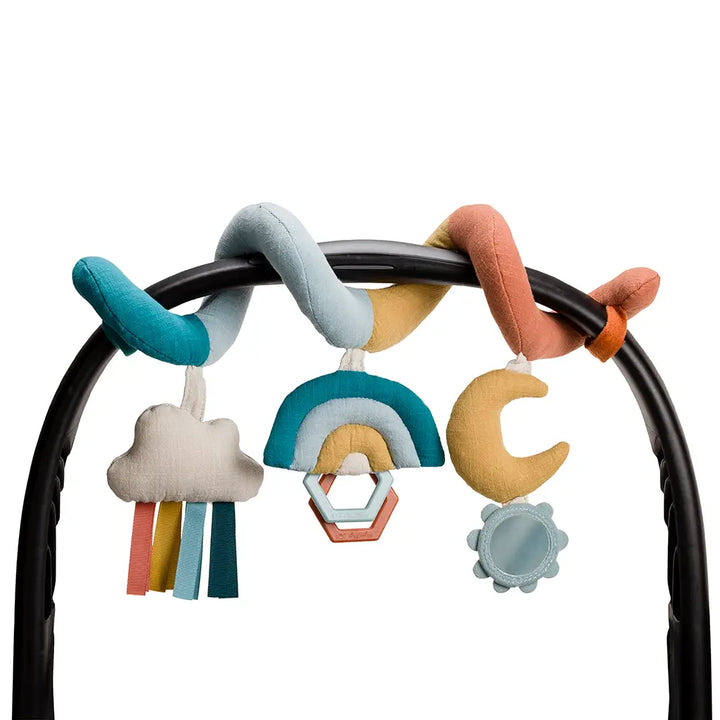 Rainbow Spiral Car Set or Stroller Activity Toy