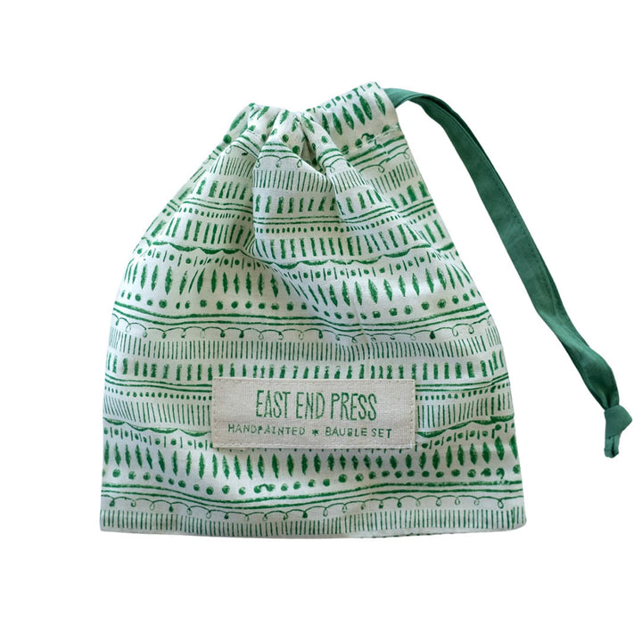 NEW Jolly Green Bauble Bag - Set of Three