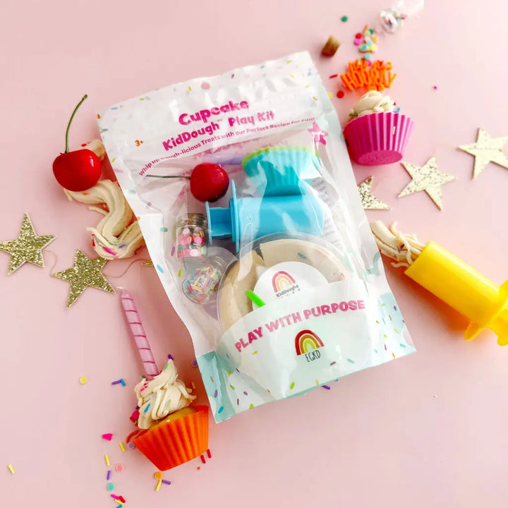 Scented Natural Sensory Play Dough Kit- Cupcake