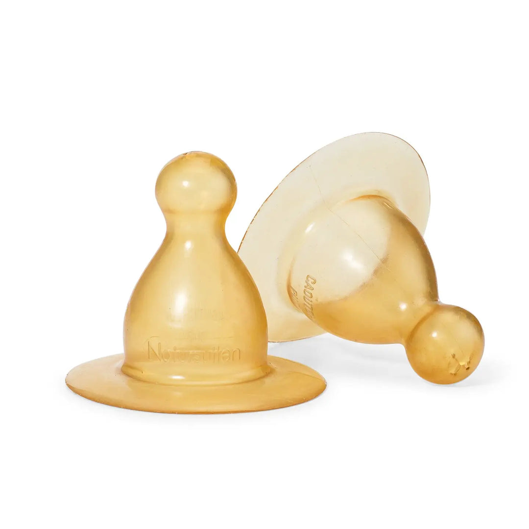 Natursutten Glass Bottle Natural Rubber Nipples - Fast Flow