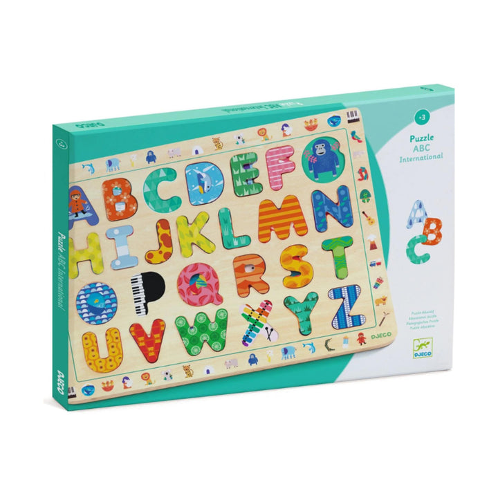 NEW ABC International Wooden Puzzle