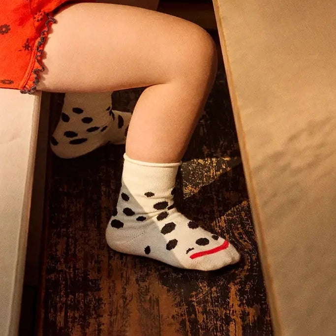 Mini Dalmatian Crew Socks