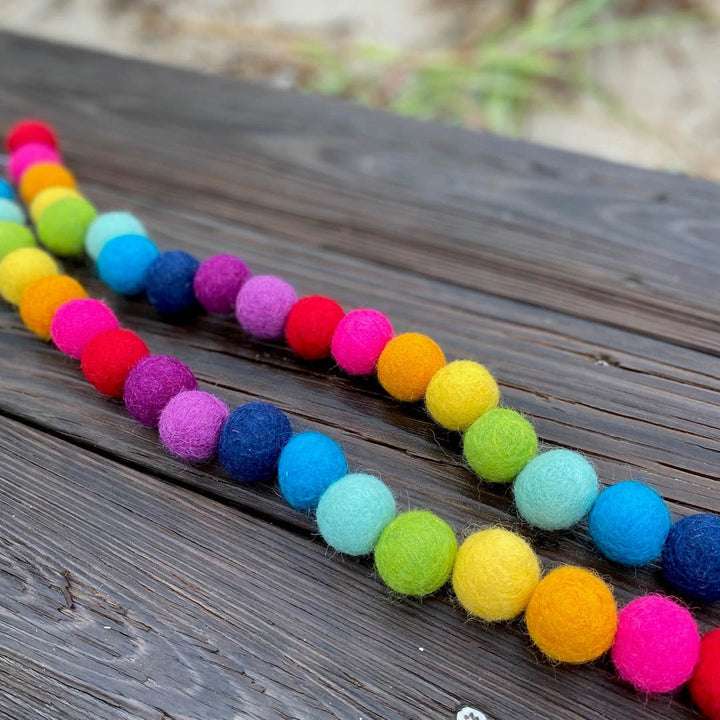 Wool Felt Rainbow Party Garland