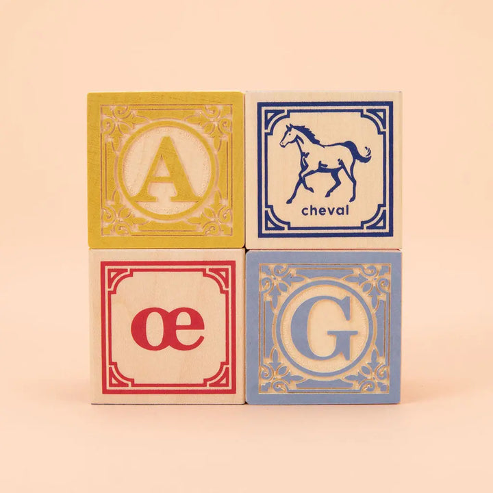 NEW French ABC Blocks