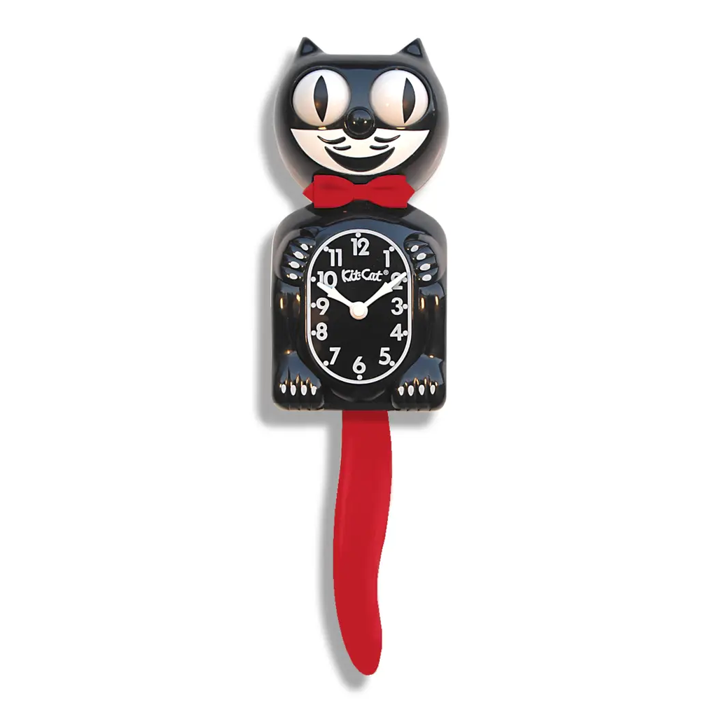 NEW Limited Edition Kit Cat Clock- Black with Red