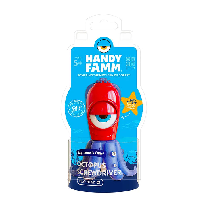 Octopus Flat Screwdriver "Ollie" Red
