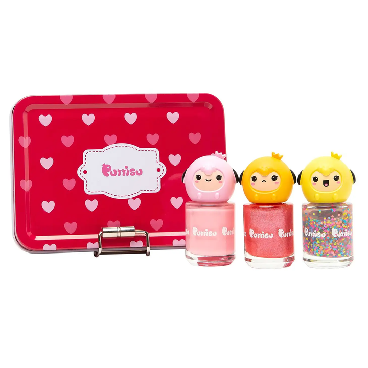 3-Color Nail Art Gift Set- Candy - Red Box