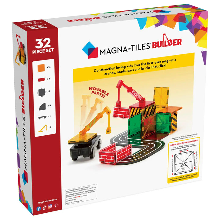 NEW Magna-Tiles: Builder 32 Pcs. Set