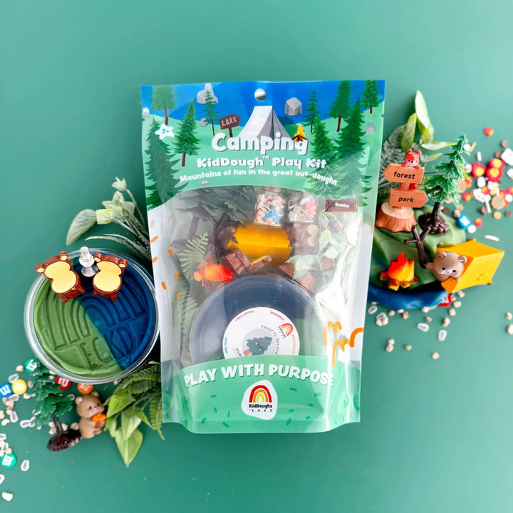 Scented Natural Sensory Play Dough Kit- Camping