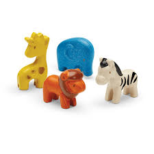 New Wooden Wild Animals Set