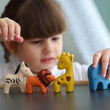 New Wooden Wild Animals Set