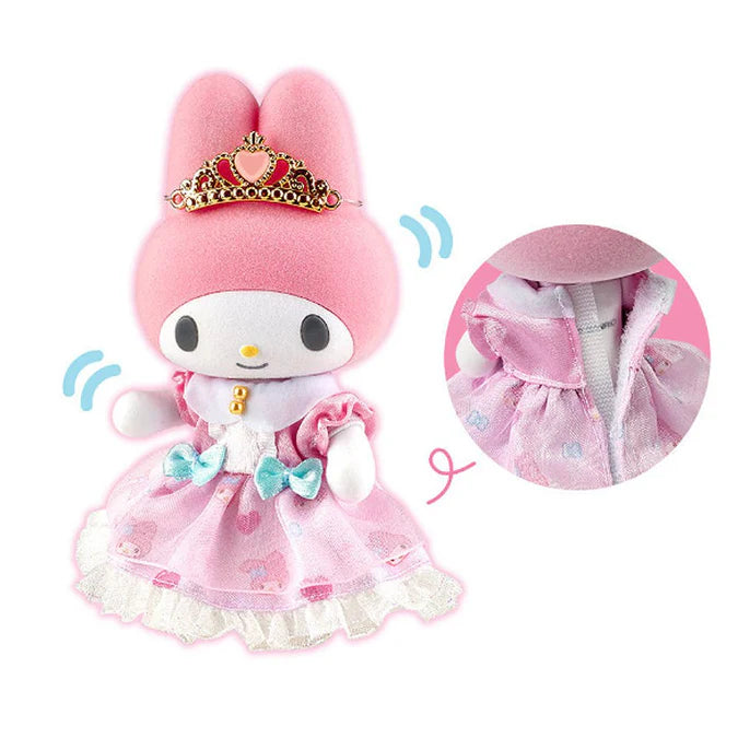Flocked Sanrio Character Doll with Removable Clothing - 5" My Melody