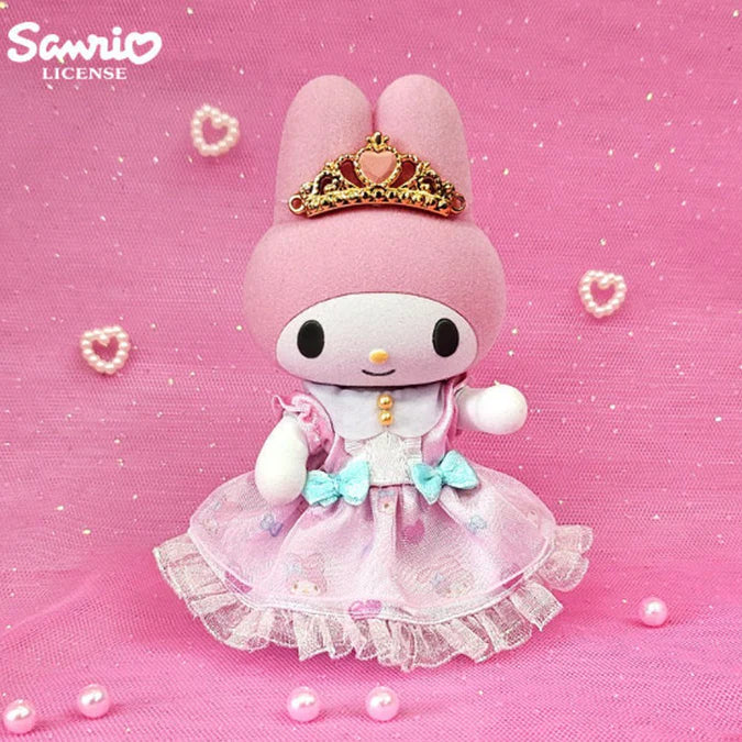 Flocked Sanrio Character Doll with Removable Clothing - 5" My Melody