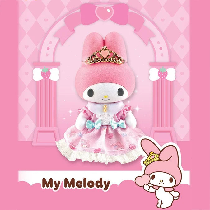 Flocked Sanrio Character Doll with Removable Clothing - 5" My Melody