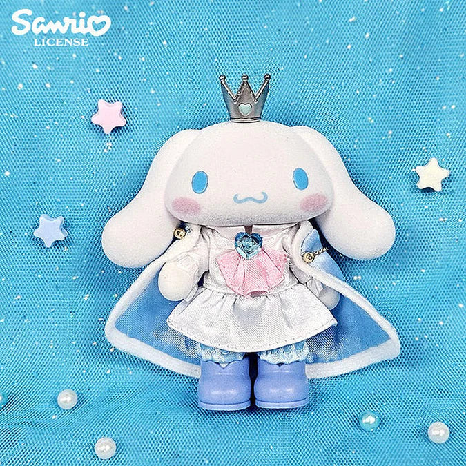 Flocked Sanrio Character Doll with Removable Clothing - 5" Cinnamoroll