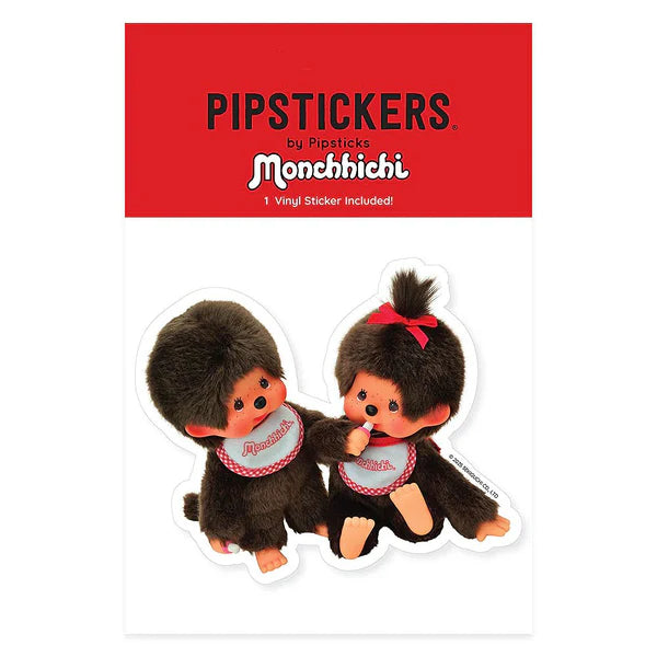Monchhichi Boy & Girl Vinyl Sticker
