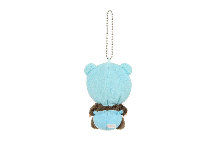 NEW Limited Monchhichi Series- Animal Keychain Blue Bear