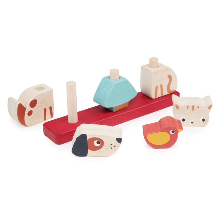 NEW Wooden Pet Stacker Toy