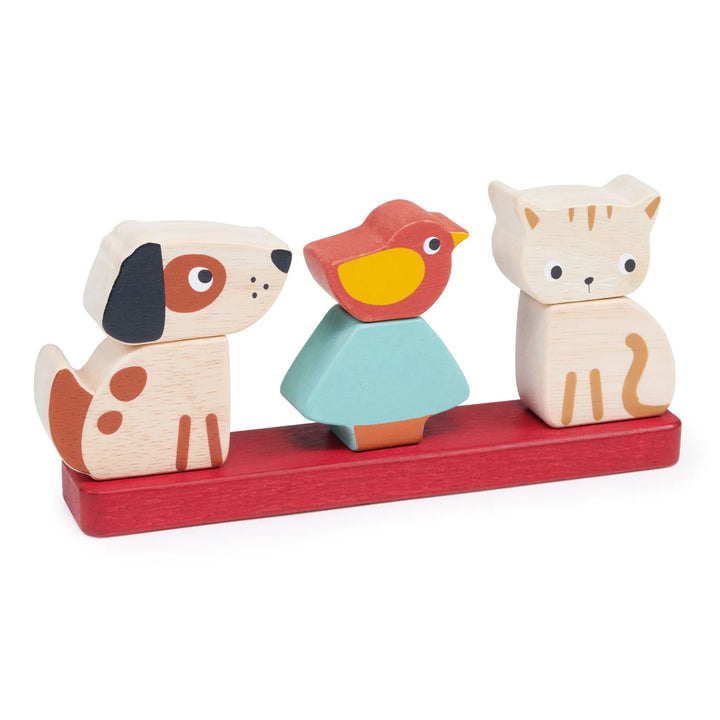 NEW Wooden Pet Stacker Toy