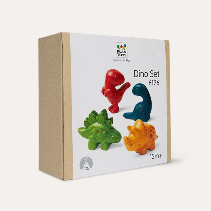 New Wooden Dino Animals Set