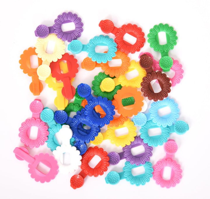 Retro Flower Jewelry Puzzle Set