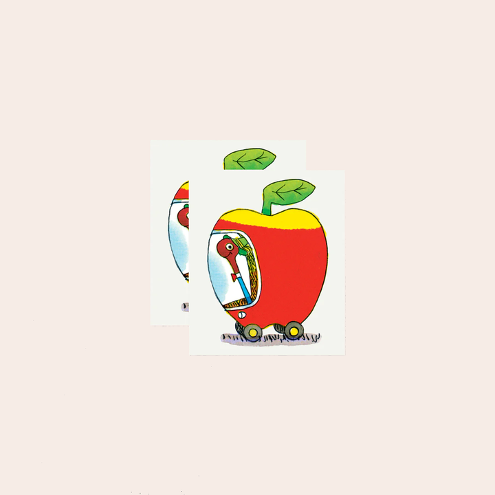 NEW Temporary Tattoo Sheets: Lowly Apple Car