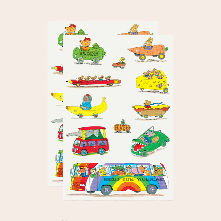 NEW Temporary Tattoo Sheets: Things that Go
