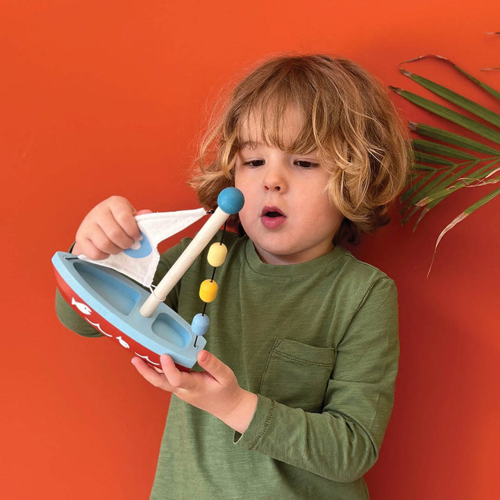 Wooden Sailing Boat