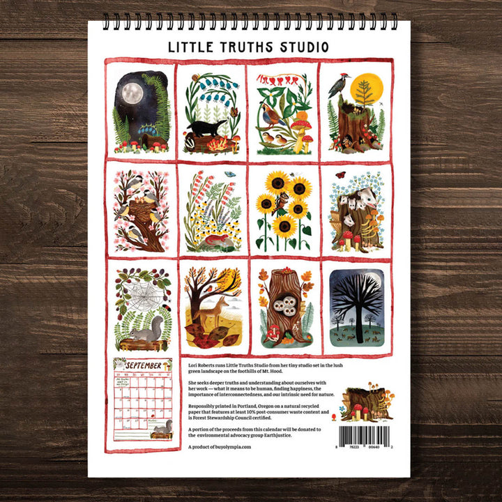Little Truths Studio: Woodland Magic Calendar 2026