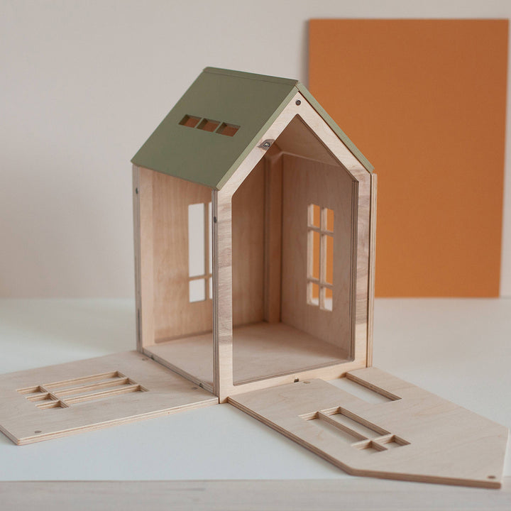 Magnetic Dollhouse- Olive