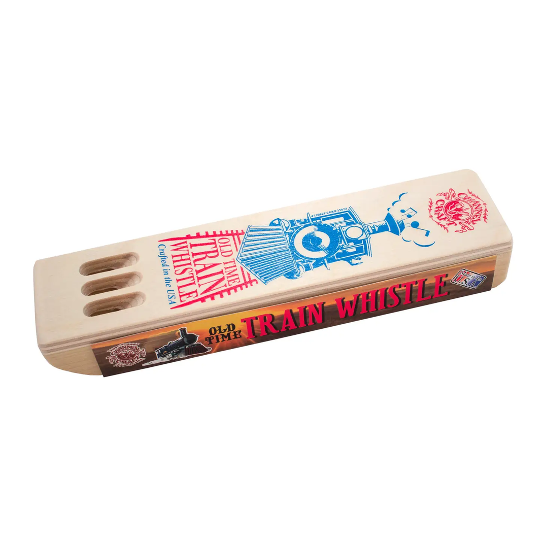NEW Three-Note Wooden Train Whistle