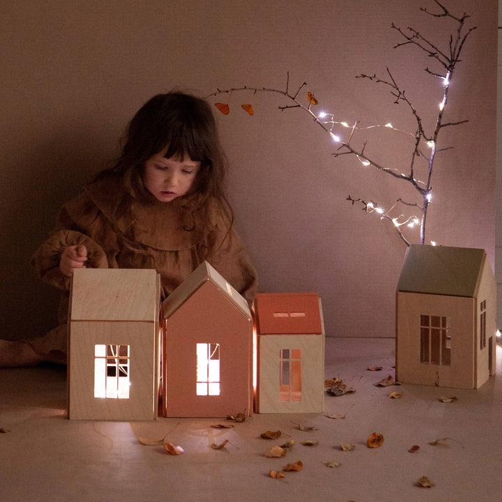 Magnetic Dollhouse- Olive