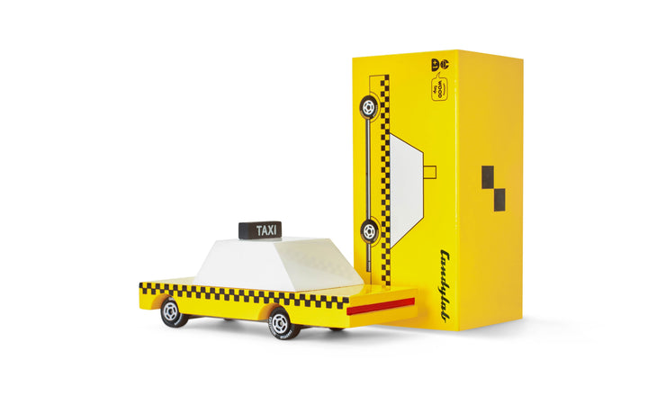 NEW Mini Candycar Racer-Yellow Taxi